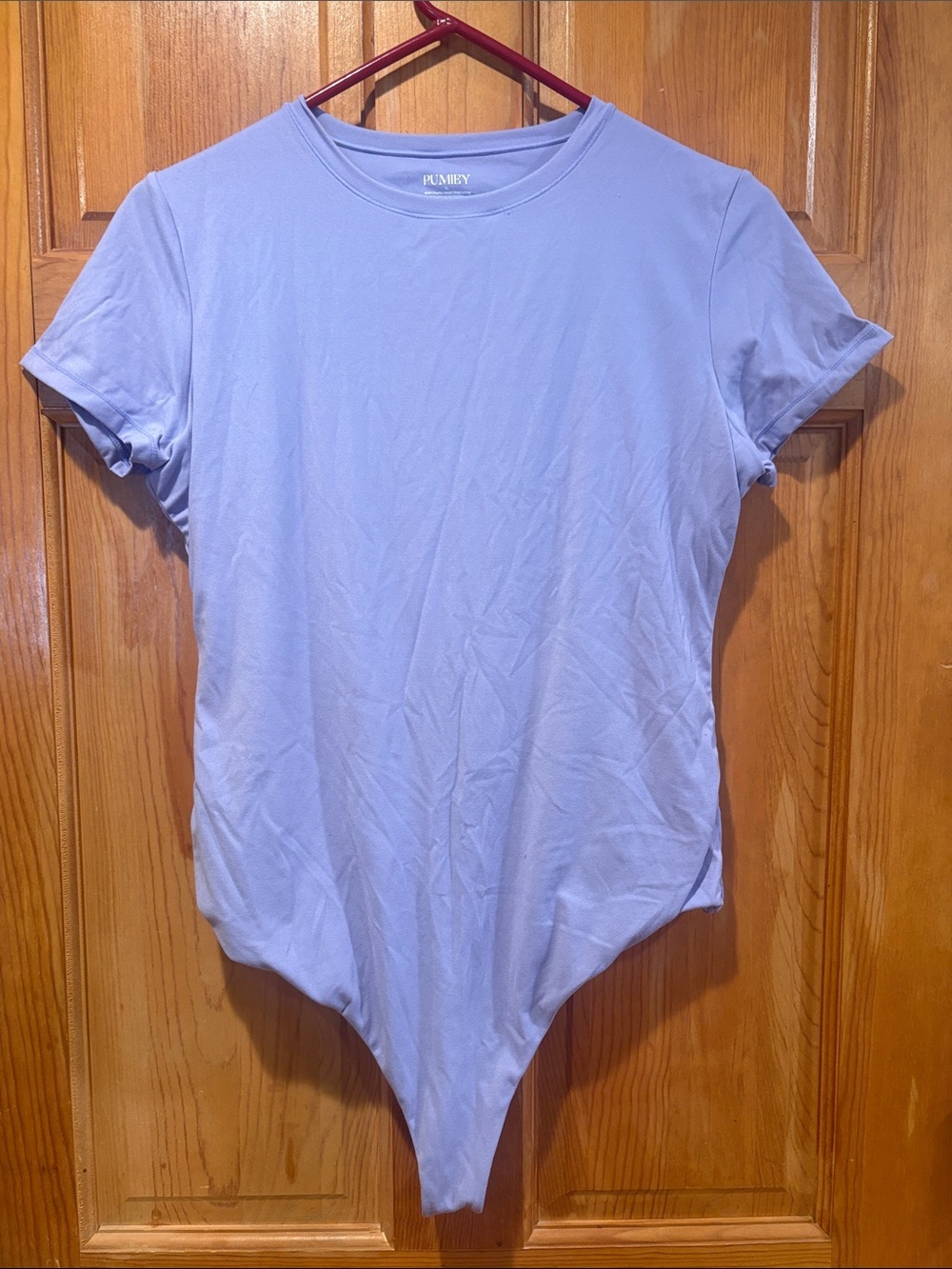 Pimkey Light Lavender Short Sleeve Bodysuit
